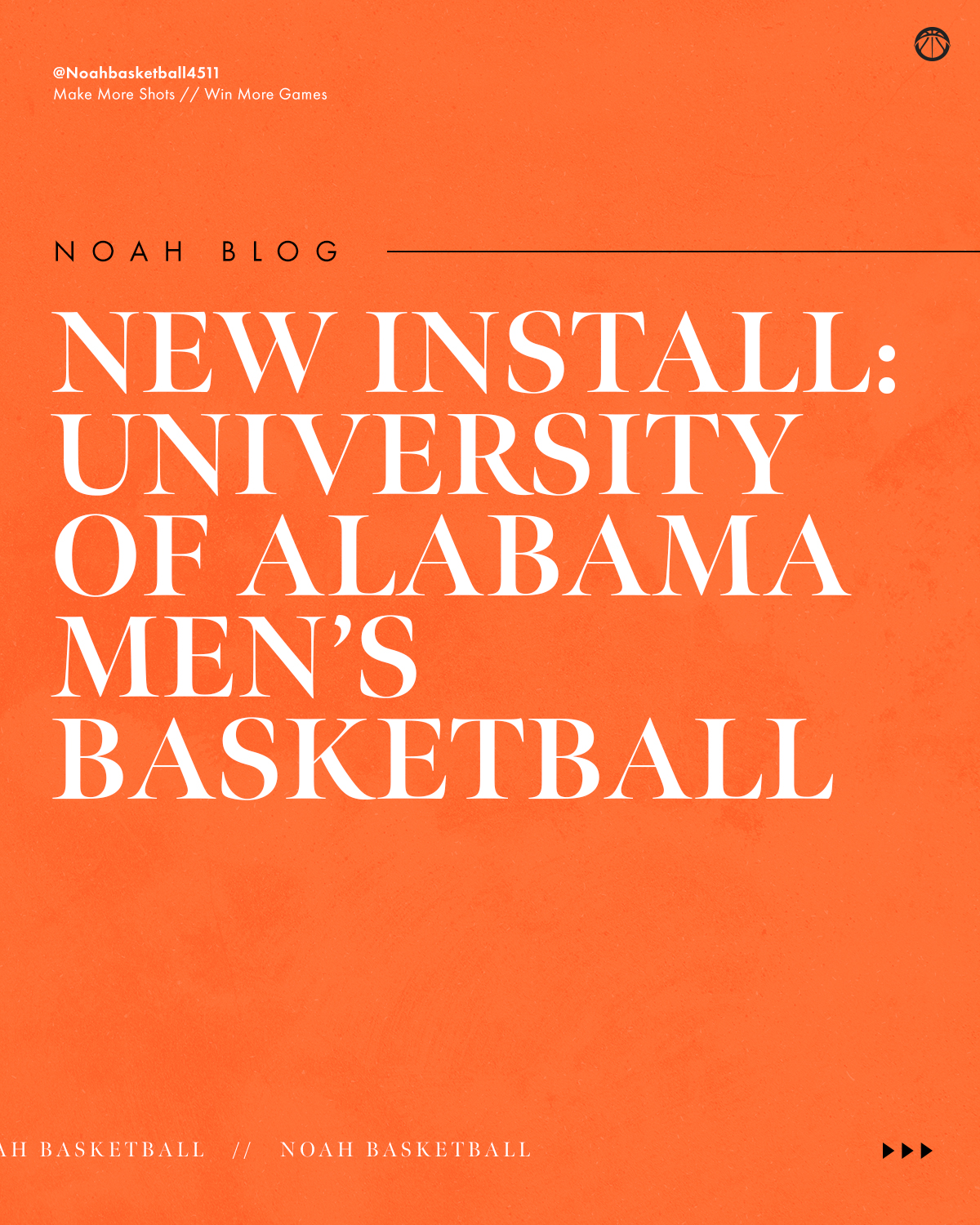 New Install University of Alabama Men’s Basketball